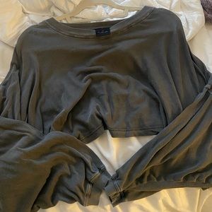 Puff sleeve crop top